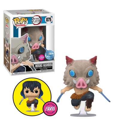 Funko POP Demon Slayer: Inosuke Hashibira Flocked (EXC)