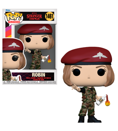 Funko POP Stranger Things: Hunter Robin con coctel