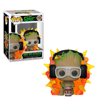 Funko POP I am Groot: Groot w/ detonator