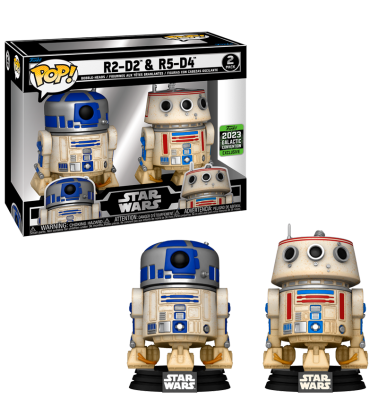 Funko POP Star Wars: R2-D2 & R5-D4 2PK (EXC)