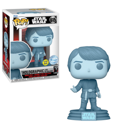 Funko POP Star Wars RotJ 40th: Holo Luke (Glow) (EXC)