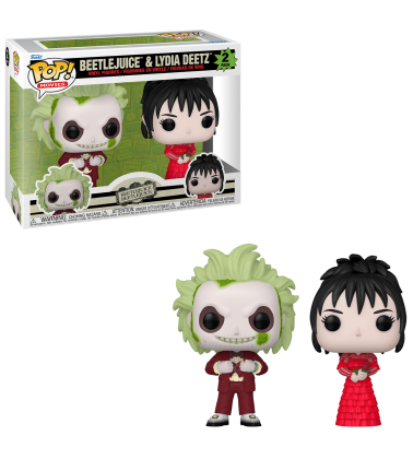 Funko POP Beetlejuice 2pk: Beetlejuice y Lydia