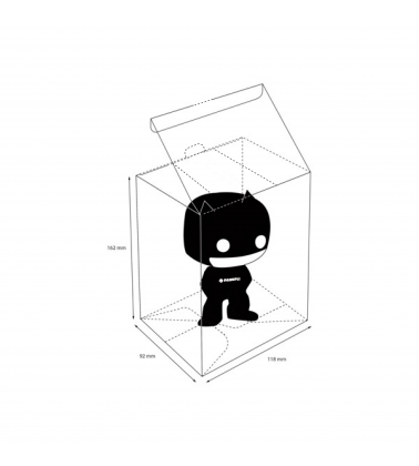 Medidas caja protectora funko pop