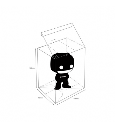 Medidas caja protectora funko pop