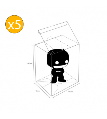 Protector Funko POP Regular x 5