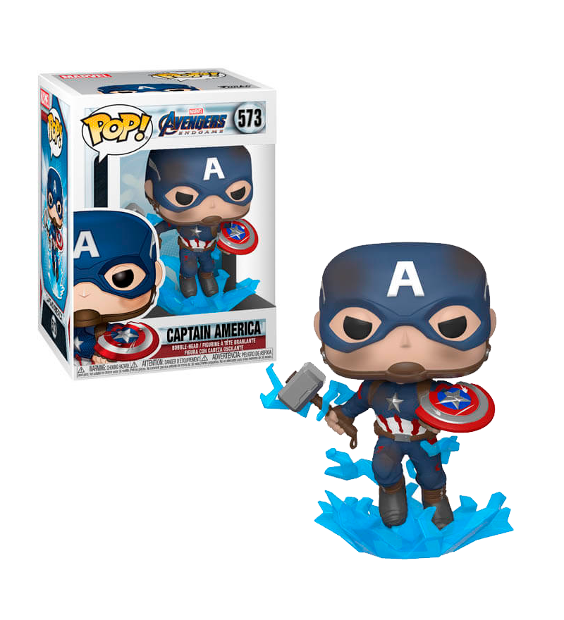 Funko POP Endgame: Capitán América Mjolnir