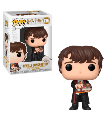 Funko POP Harry Potter: Neville con Libro de monstruos