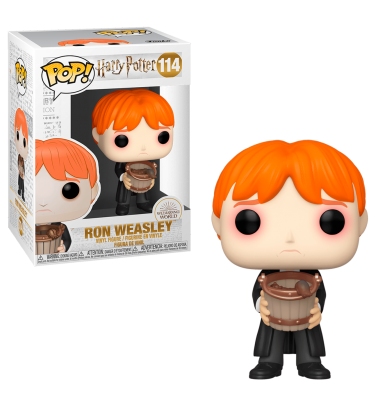 Funko POP Harry POP: Ron con cubo de babosas