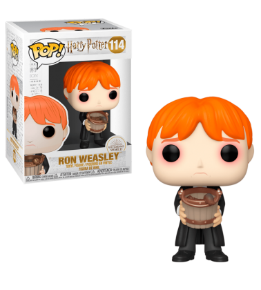 Funko POP Harry POP: Ron con cubo de babosas