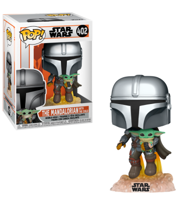 Funko POP The Mandalorian: Mando con Jet pack