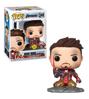 Funko POP! Endgame: I am Iron Man (GITD) EXC