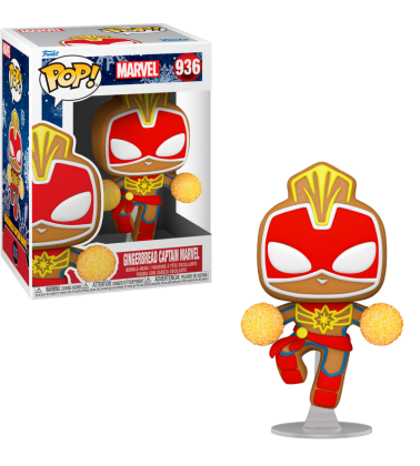 Funko POP Marvel Holiday: Captain Marvel Cookie