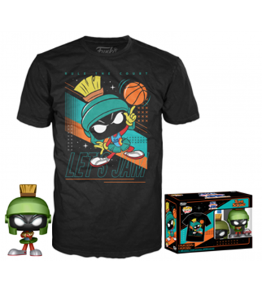 Funko POP & TEE Space Jam 2: Marvin Metalico (Talla S)