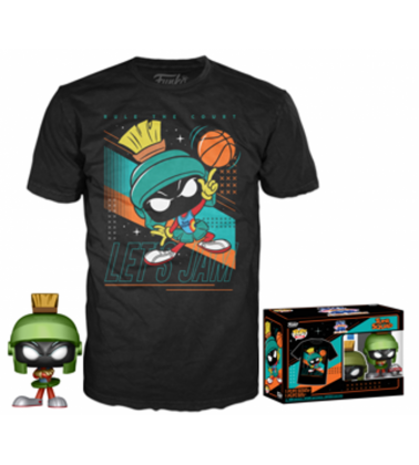 Funko POP & TEE Space Jam 2: Marvin Metalico (Talla S)