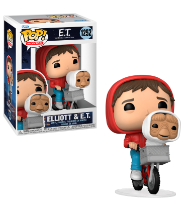 Funko POP E.T. 40th: Elliott w/ET in Bike Basket