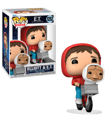 Funko POP E.T. 40th: Elliott w/ET in Bike Basket