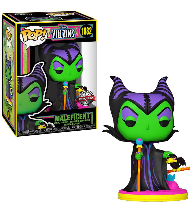 Funko POP Disney Villains: Maleficent Blacklight (EXC)