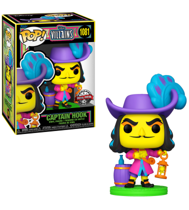 Funko POP Disney Villains: Garfio Blacklight (EXC)