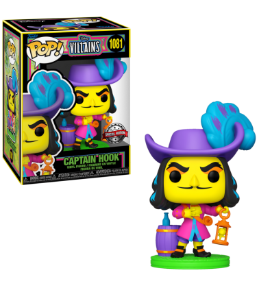 Funko POP Disney Villains: Garfio Blacklight (EXC)