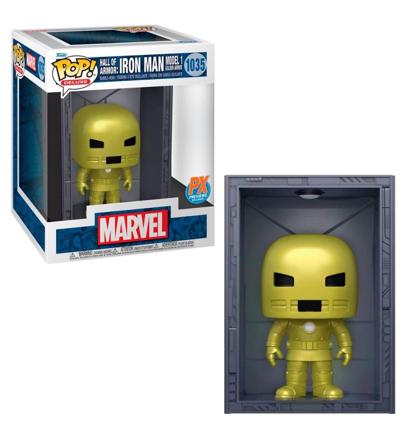 Funko POP Deluxe Hall of Armon Iron Man: Model 1 (EXC)