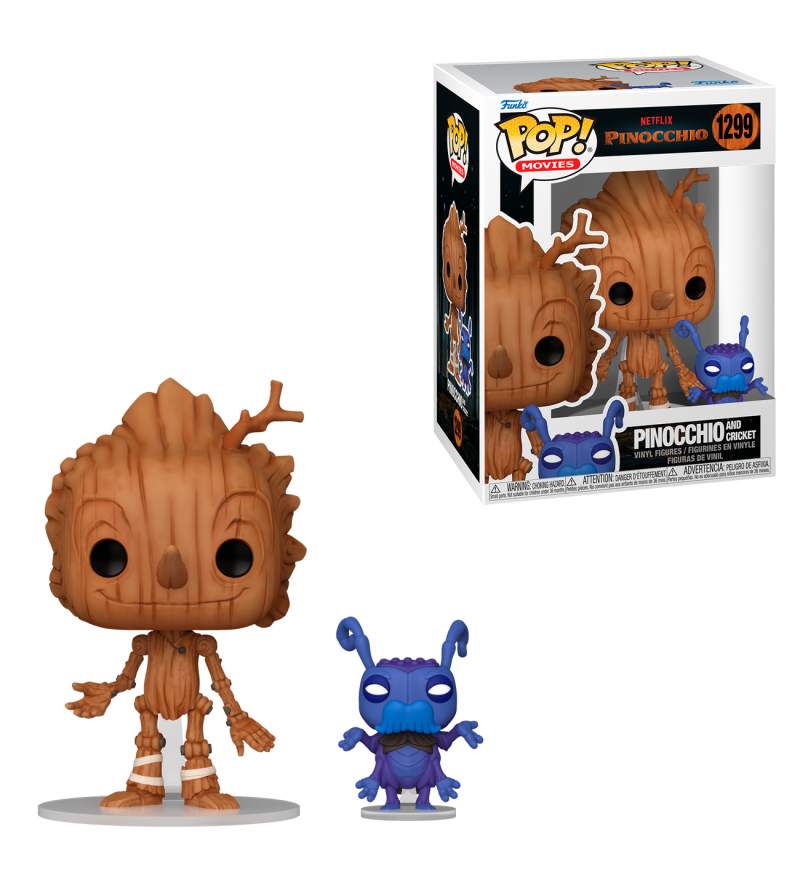 Funko POP Pinocchio Netflix: Pinocchio & Cricket