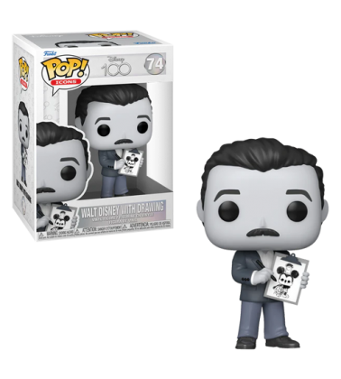 Funko POP Disney 100th: Walt con dibujo