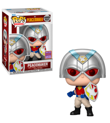 Funko POP Peacemaker: Peacemaker con escudo (EXC)